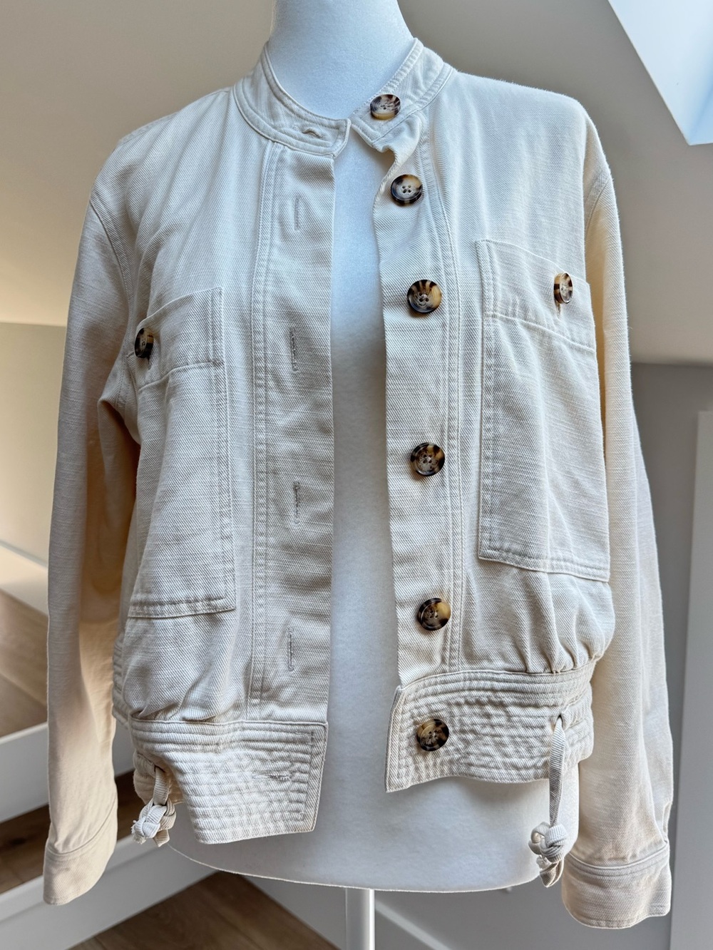 Rail’s Cream Button-Front Women's Jacket